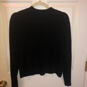Highneck Ribbed Long Sleeve